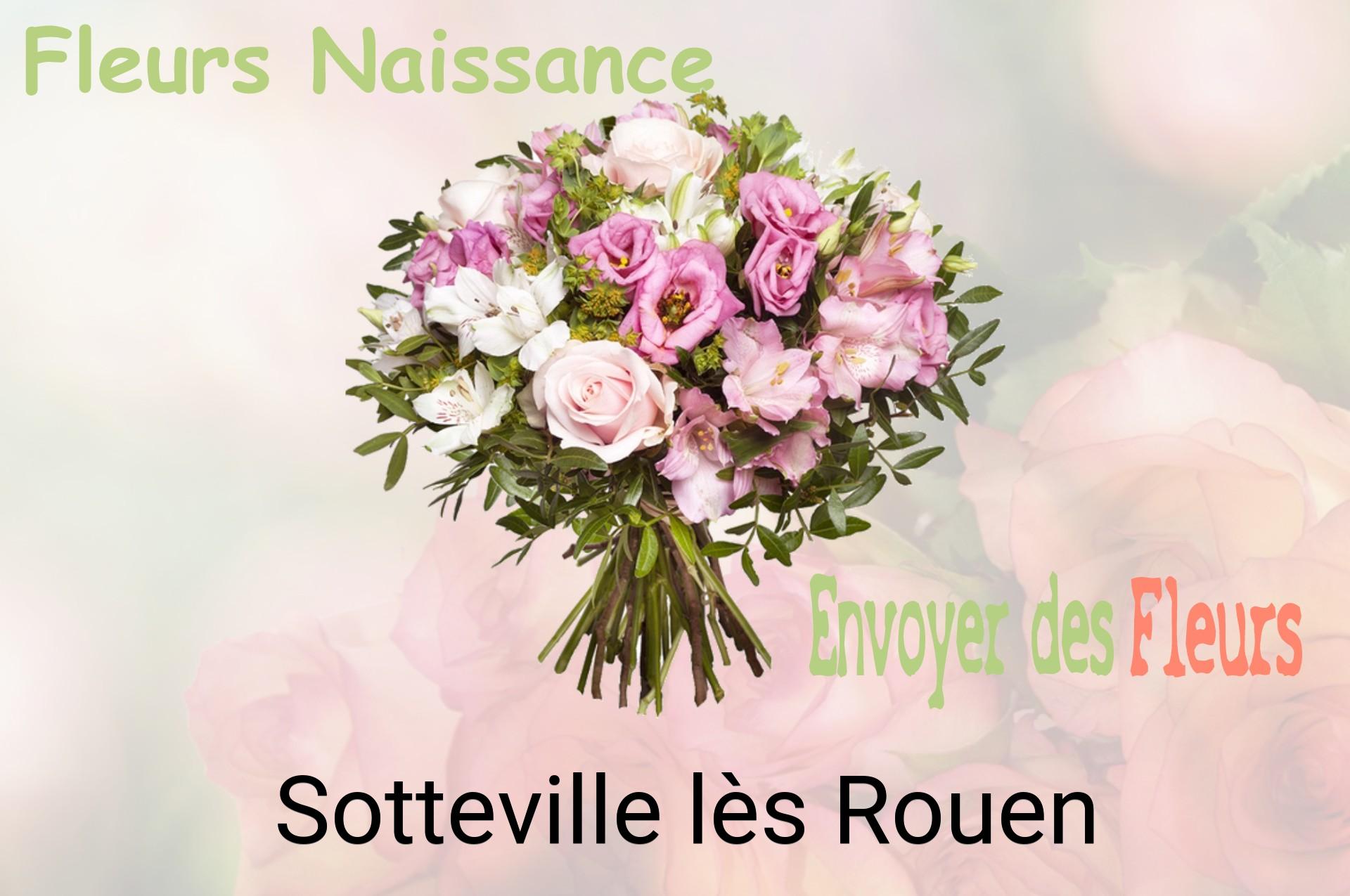 Bouquet de fleurs de naissance livré à Sotteville-lès-Rouen