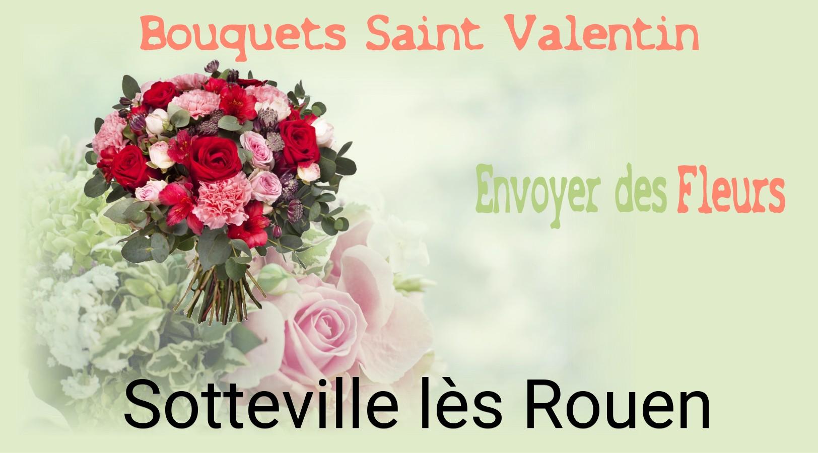 Roses de Saint-Valentin livrées à Sotteville-lès-Rouen